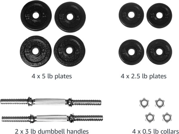 Adjustable Dumbbell Hand Weight Set
